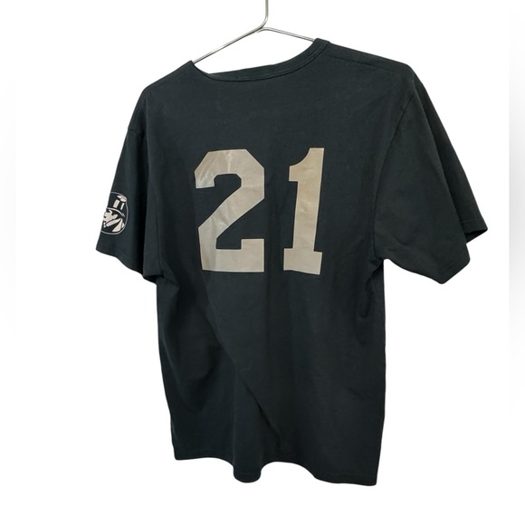 Outlaws Outlawz Mean Baseball Softball Jersey T-Shirt #21 Men’s L Rare - Picture 2 of 5